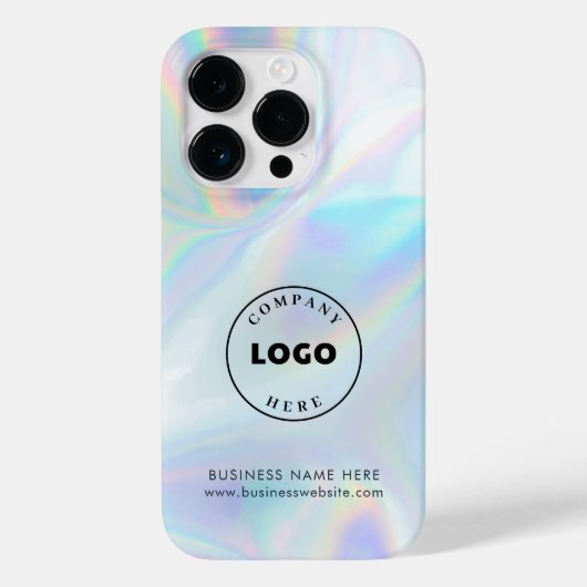 Aangepast bedrijf voor zakelijke Logo-holografisch Case-Mate iPhone Case (Achterkant)