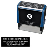 Aangepast bedrijfsadres uw bedrijfsstempel  zelfinktende stempel (In situ)