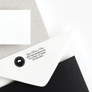 Aangepast bedrijfsadres voor Logo Zelfinktende Stempel