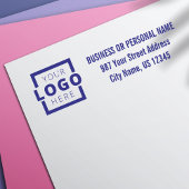 Aangepast bedrijfsadres voor Logo Zelfinktende Stempel