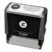 Aangepast bedrijfsadres voor Logo Zelfinktende Stempel (Product)