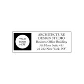 Aangepast bedrijfsadres voor professionele logo zelfinktende stempel (Design)