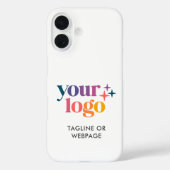 Aangepast bedrijfsbedrijfslogo Aangepaste tekst Case-Mate iPhone Case (Achterkant)