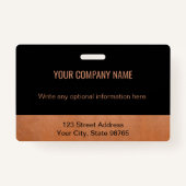 Aangepast bedrijfsfotokopieerapparaat voor Logo Badge (Achterkant)