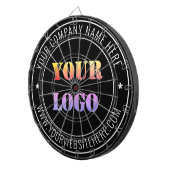 Aangepast bedrijfsklare Logo- en tekstafel Dartbord (Voorkant Rechts)