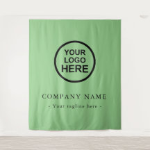 Aangepast bedrijfslogo-achtergrond voor evenemente