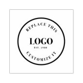Aangepast bedrijfslogo alleen rubberstempel (Afrduk)