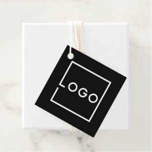 Aangepast bedrijfslogo bedankjes labels