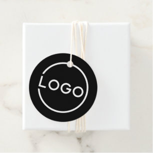 Aangepast bedrijfslogo bedankjes labels