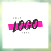 Aangepast bedrijfslogo bedrijf promotioneel raamsticker (Vel 3)