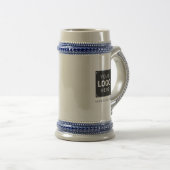 Aangepast bedrijfslogo bierpul (Voorkant rechts)