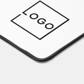 Aangepast bedrijfslogo bureaumat (Hoek)