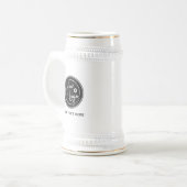 Aangepast bedrijfslogo-cadeau bierpul (Voorkant links)