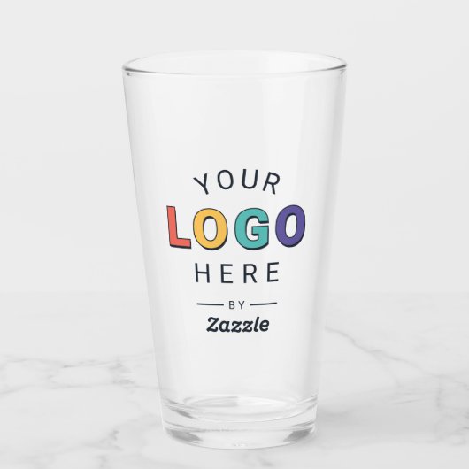 Aangepast bedrijfslogo-cadeau glas (Voorkant)