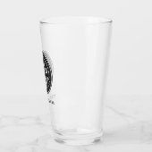 Aangepast bedrijfslogo-cadeau glas (Links)