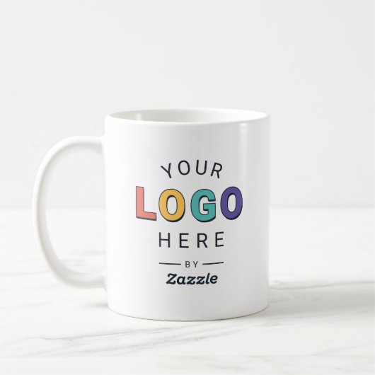 Aangepast bedrijfslogo-cadeau koffiemok (Links)