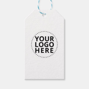 Aangepast bedrijfslogo cadeaulabel