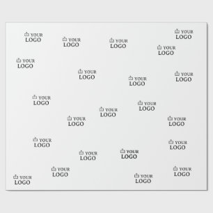 Aangepast bedrijfslogo cadeaupapier