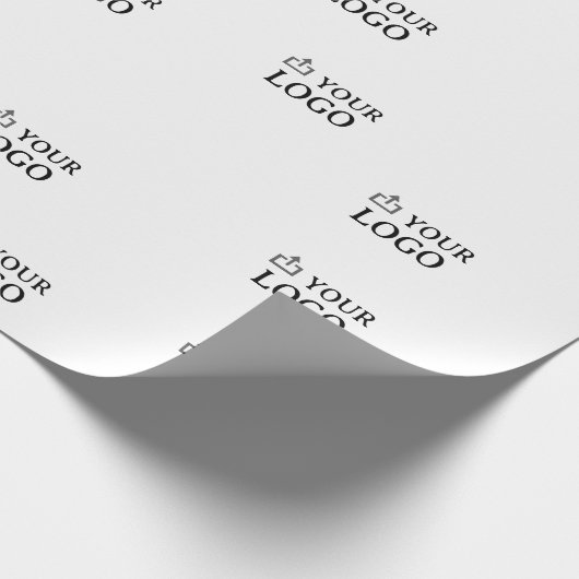 Aangepast bedrijfslogo  cadeaupapier (Hoek)