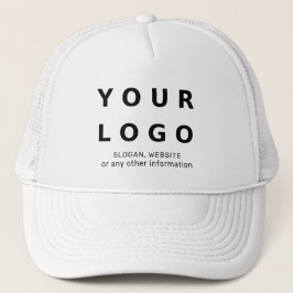 Aangepast bedrijfslogo en tekst honkbalpet trucker pet