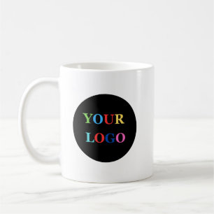Aangepast bedrijfslogo gepersonaliseerd bedrijf koffiemok