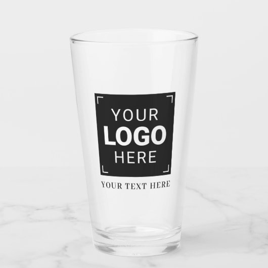 Aangepast bedrijfslogo glas (Voorkant)