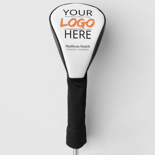 Aangepast bedrijfslogo golfheadcover (Voorkant)