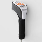 Aangepast bedrijfslogo golfheadcover (Schuin)