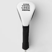 Aangepast bedrijfslogo golfheadcover (Voorkant)