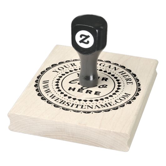 Aangepast bedrijfslogo groot rubberstempel (Stempel)