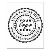Aangepast bedrijfslogo groot rubberstempel (Afrduk)