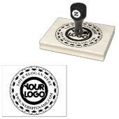 Aangepast bedrijfslogo Groot Rubberstempel (Gestempeld)