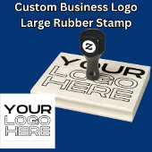 Aangepast bedrijfslogo Groot Rubberstempel