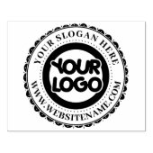 Aangepast bedrijfslogo Groot Rubberstempel (Afrduk)