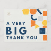 Aangepast bedrijfslogo Hartelijk dank Briefkaart (Voorkant)