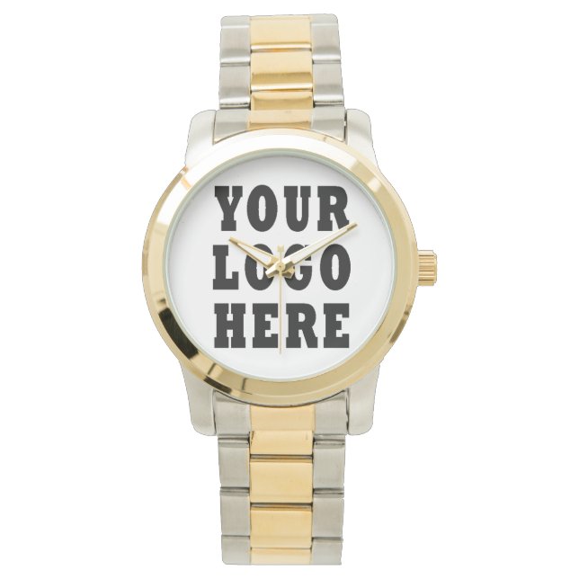Aangepast bedrijfslogo  horloge (Voorkant)