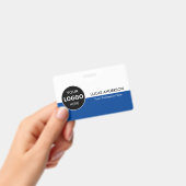 Aangepast bedrijfslogo ID personeel minimalistisch Badge (Handheld)