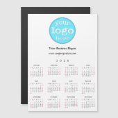 Aangepast bedrijfslogo kantoor 2026 kalender (Voorkant / Achterkant)