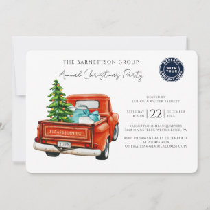 Aangepast Bedrijfslogo Kerstfeest Kaart