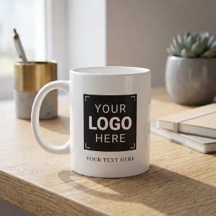 Aangepast bedrijfslogo koffiemok