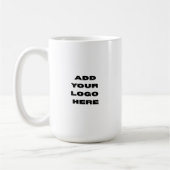 Aangepast bedrijfslogo koffiemok (Links)
