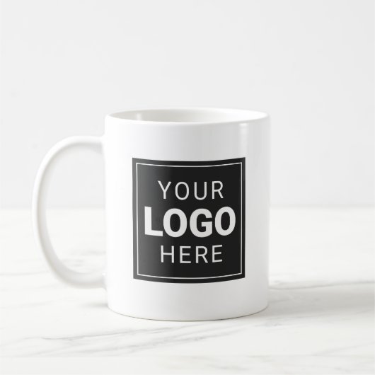 Aangepast bedrijfslogo koffiemok (Links)