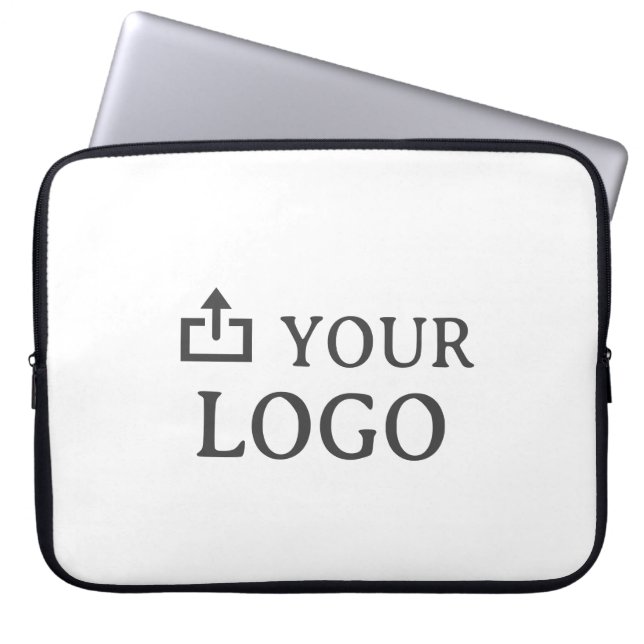 Aangepast bedrijfslogo  laptop sleeve (Voorkant)