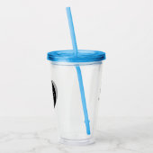 Aangepast bedrijfslogo Merk QR Code Acryl Drinkbeker (Links)