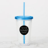 Aangepast bedrijfslogo Merk QR Code Acryl Drinkbeker (Voorkant)
