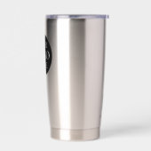 Aangepast bedrijfslogo merk QR-code Geïsoleerde Drinkbeker (Links)