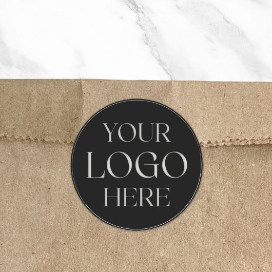 Aangepast bedrijfslogo merk zegel sticker