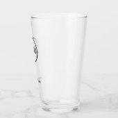 Aangepast bedrijfslogo met aangepaste tekst glas (Links)