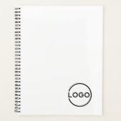 Aangepast bedrijfslogo met aangepaste tekst planner (Voorkant)