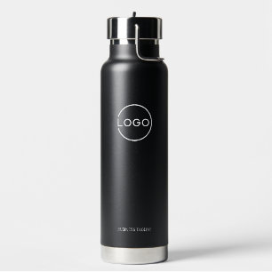 Aangepast bedrijfslogo met aangepaste tekst waterfles